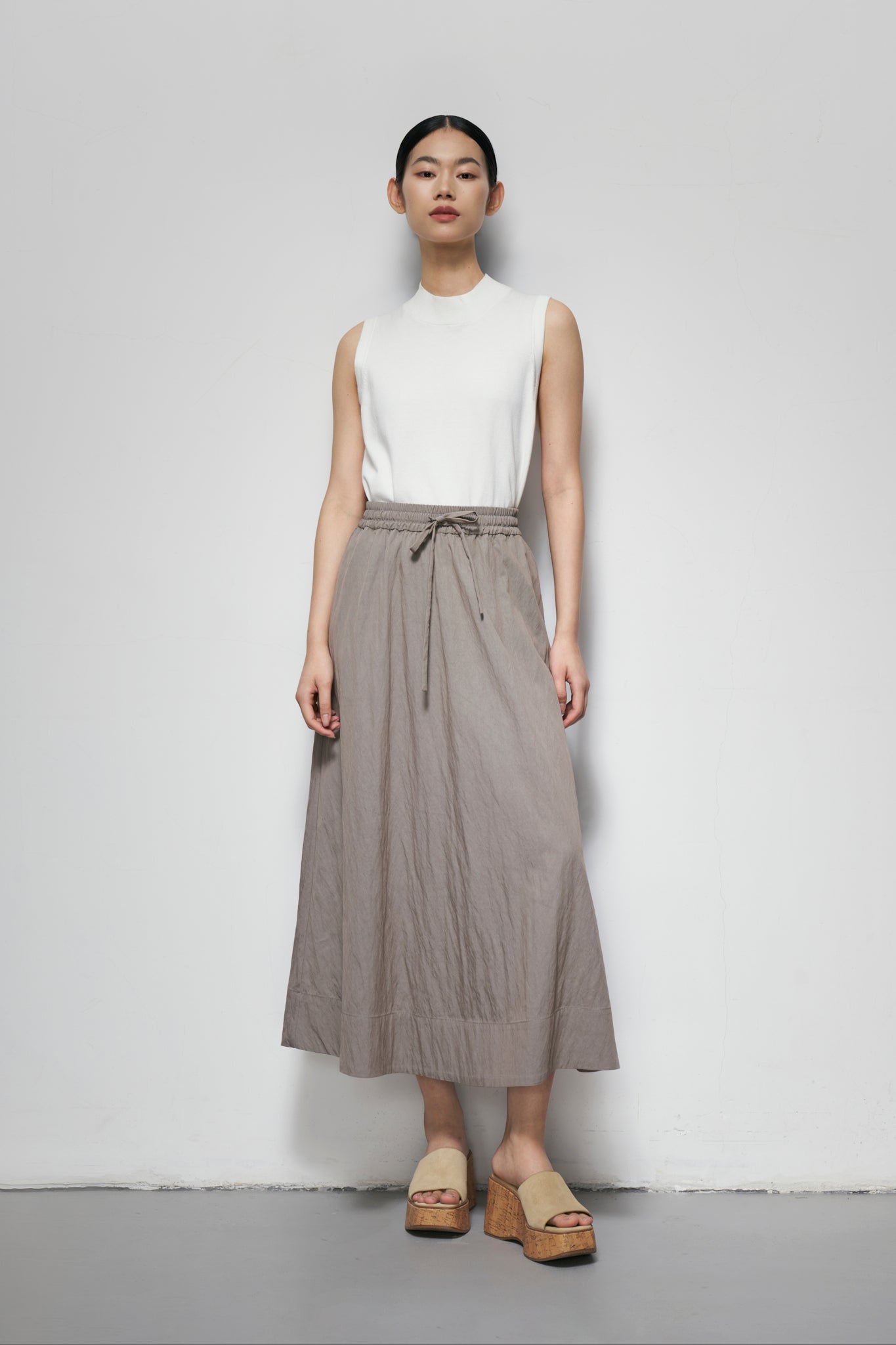 Elasticated Drawcord Skirt