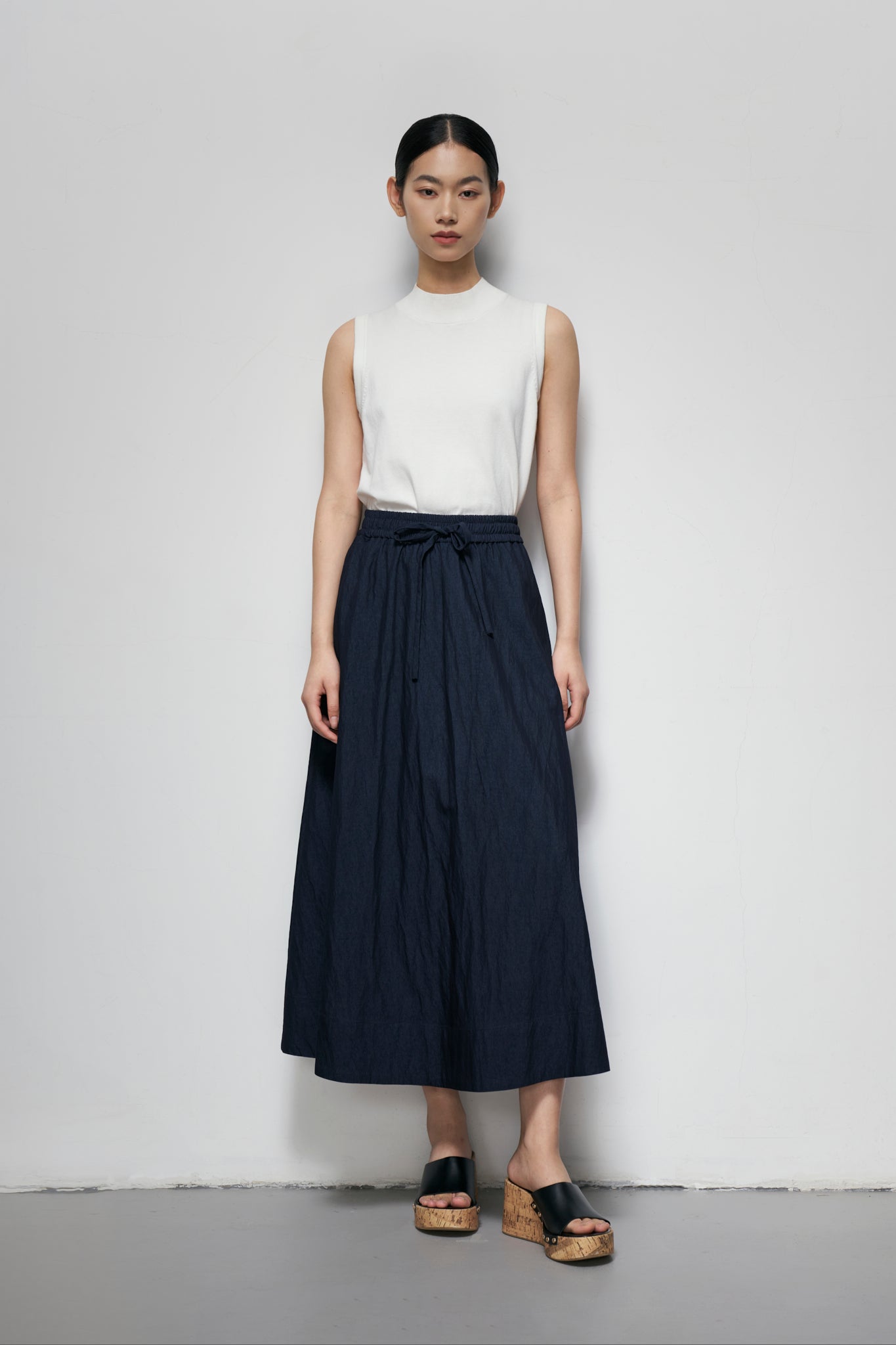 Elasticated Drawcord Skirt