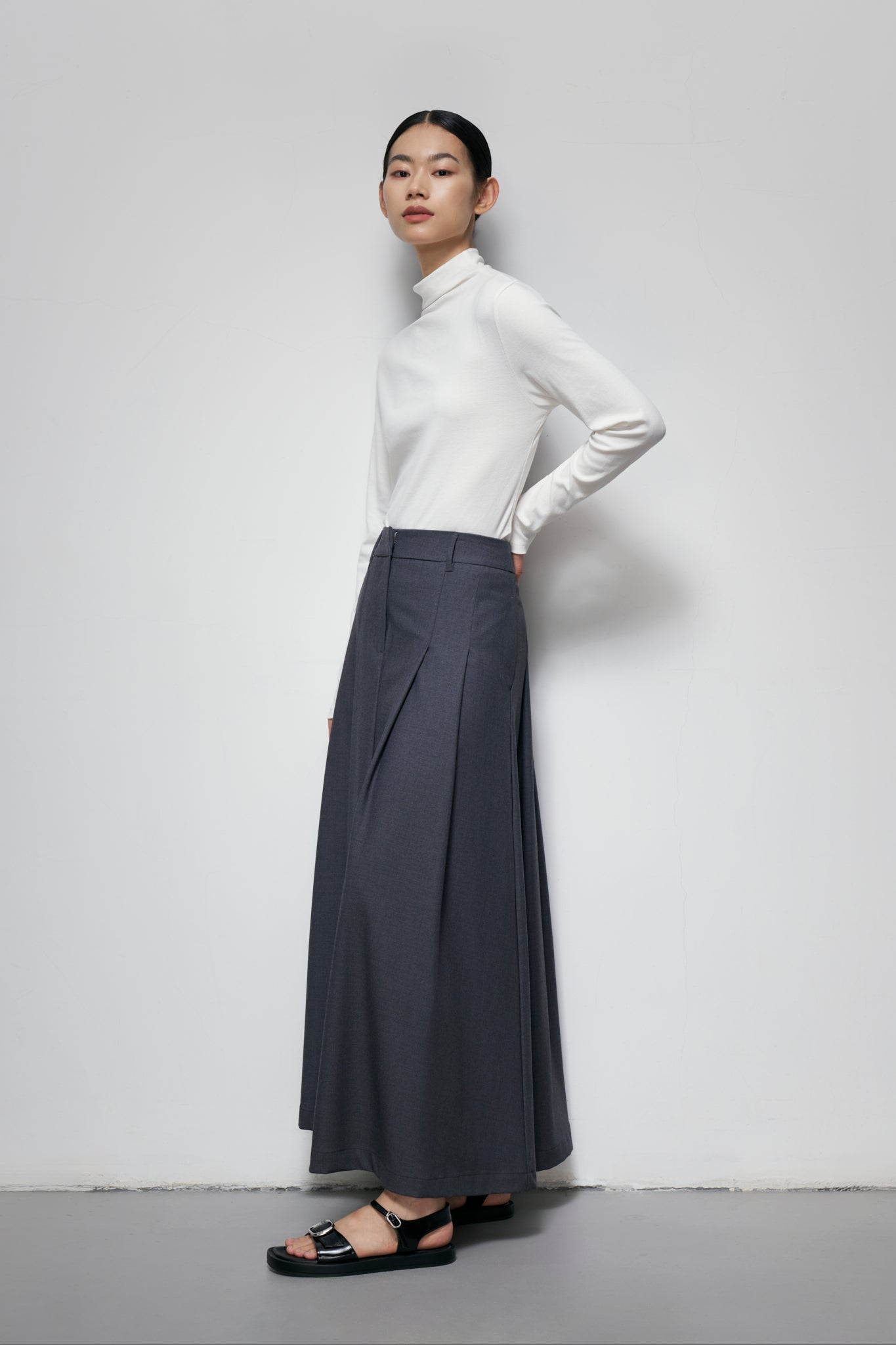 Tailored A-Line Skirt