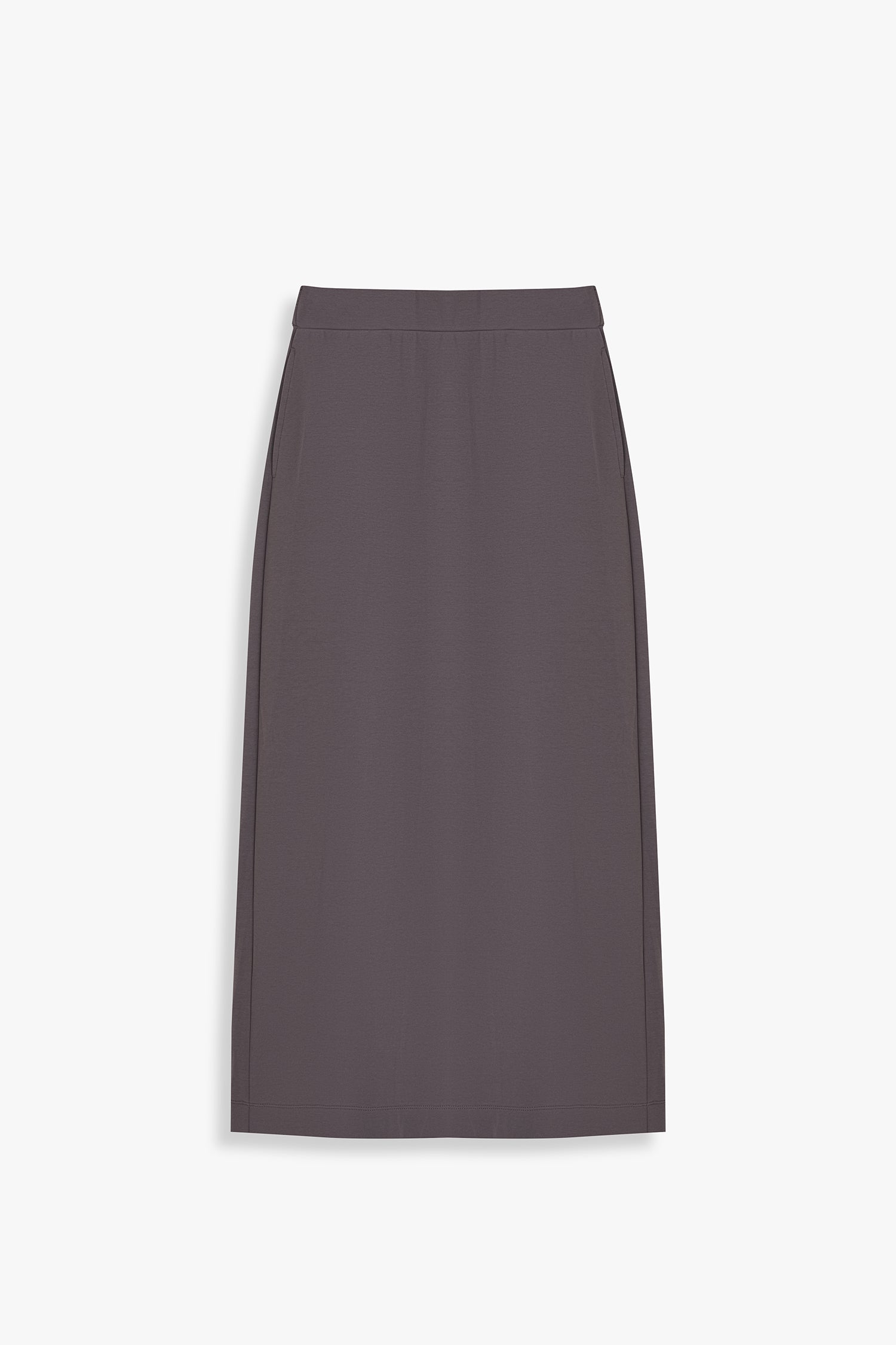 Jersey Knit Straight Skirt