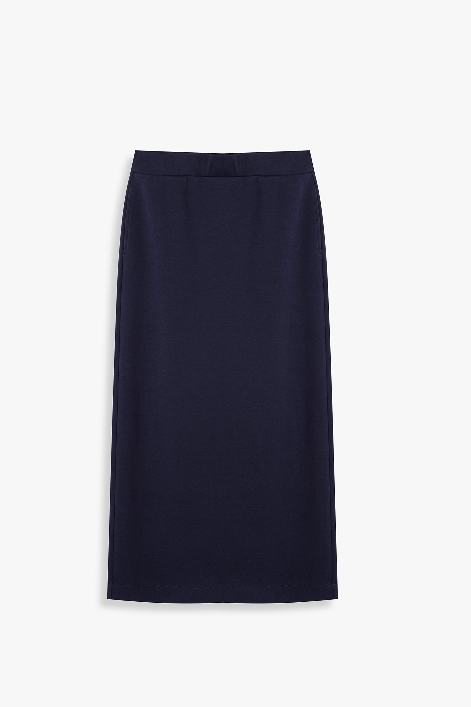 Jersey Knit Straight Skirt