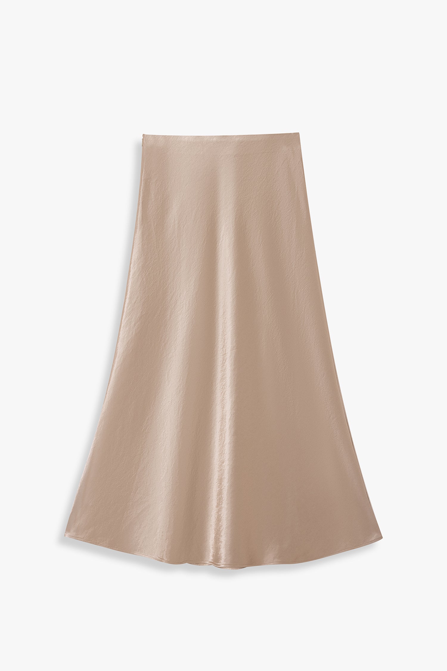 Bias Satin Skirt