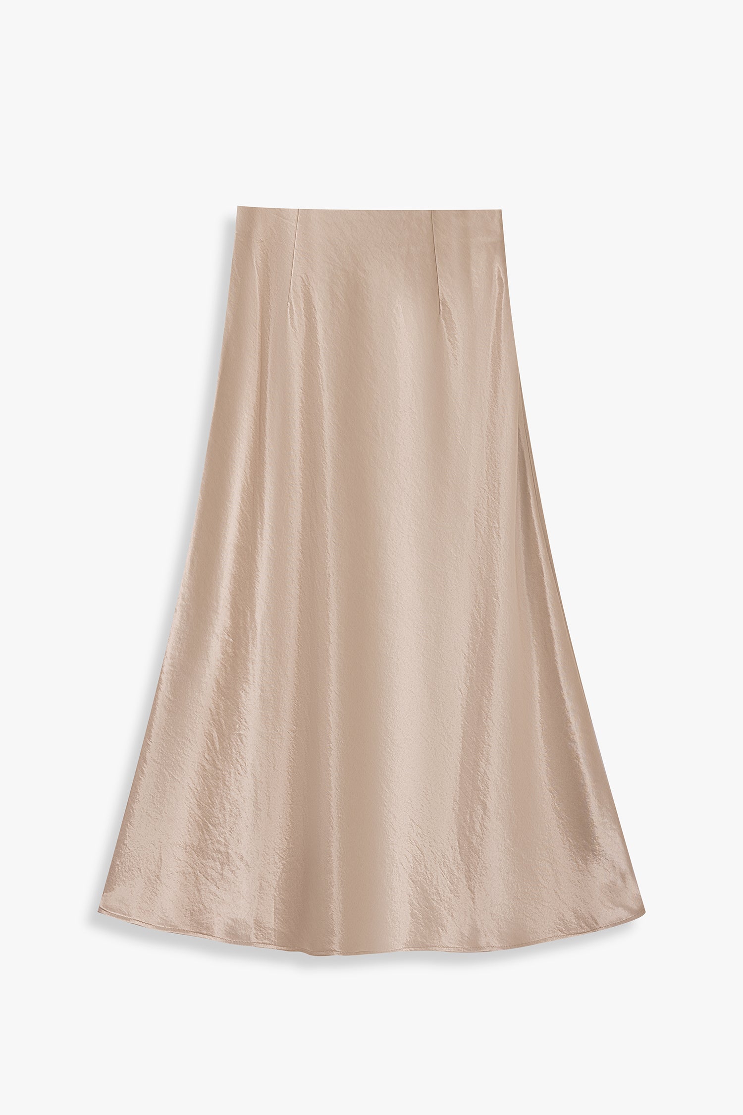 Bias Satin Skirt