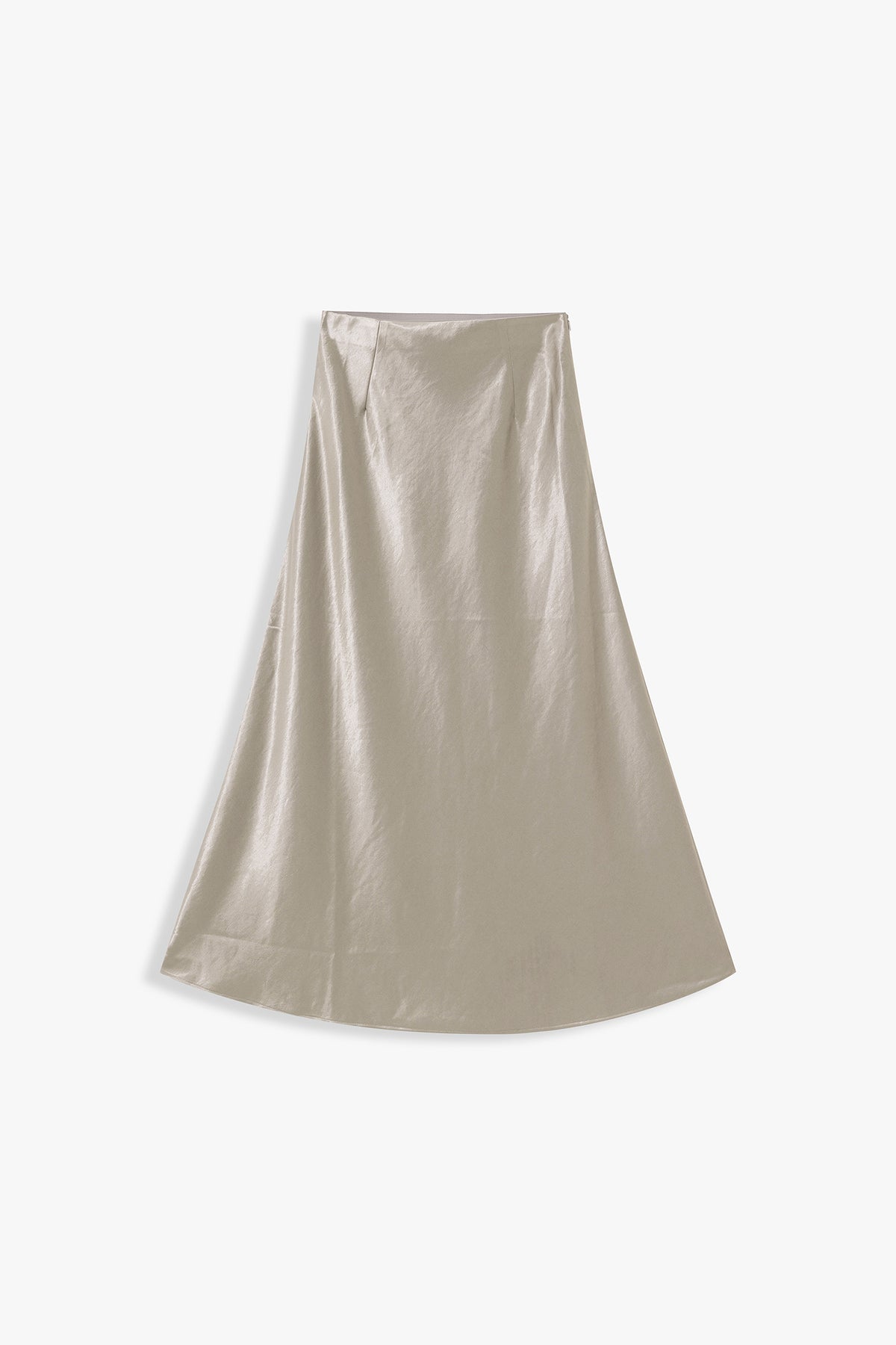 Bias Satin Skirt