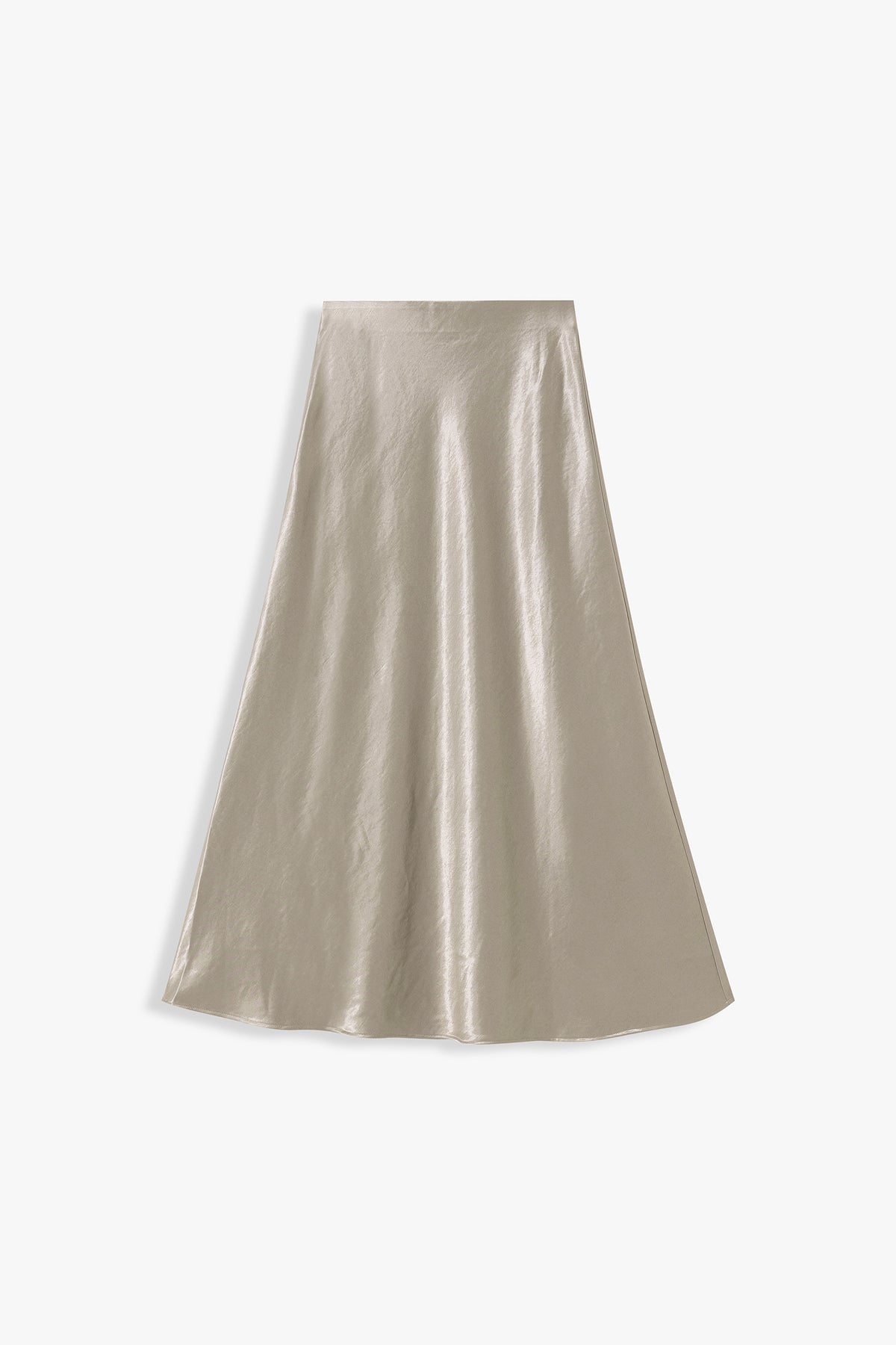Bias Satin Skirt