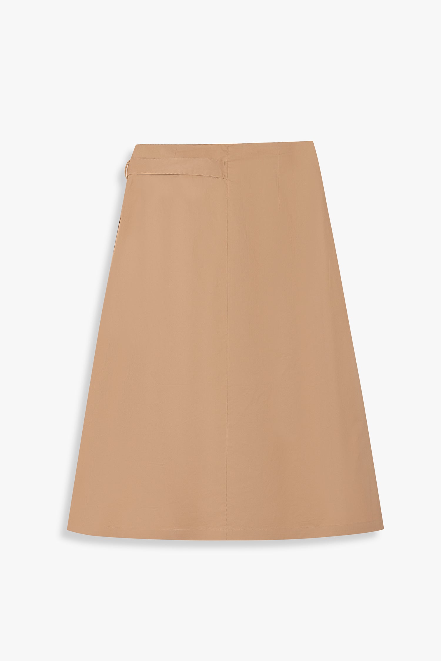 Asymmetric Pleated Skirt
