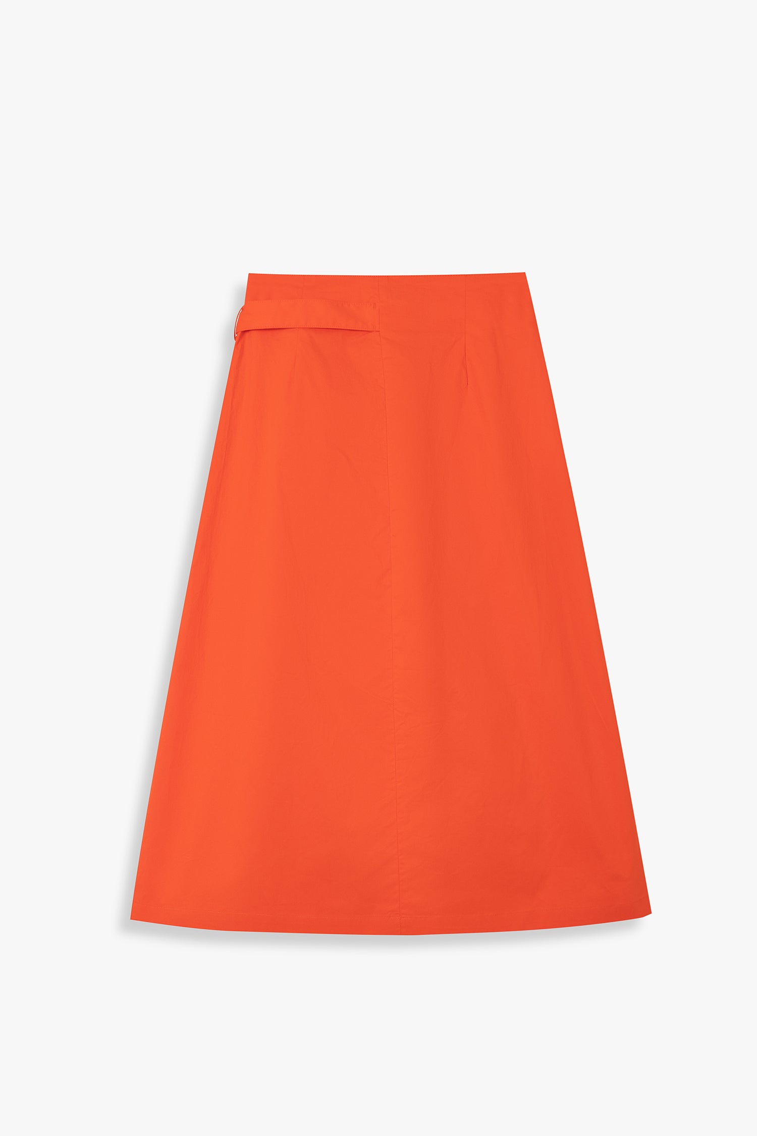 Asymmetric Pleated Skirt
