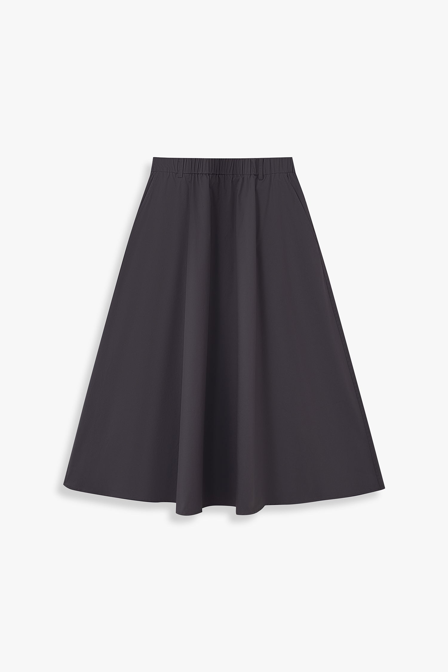A-line Elasticated Waist Skirt With Belt