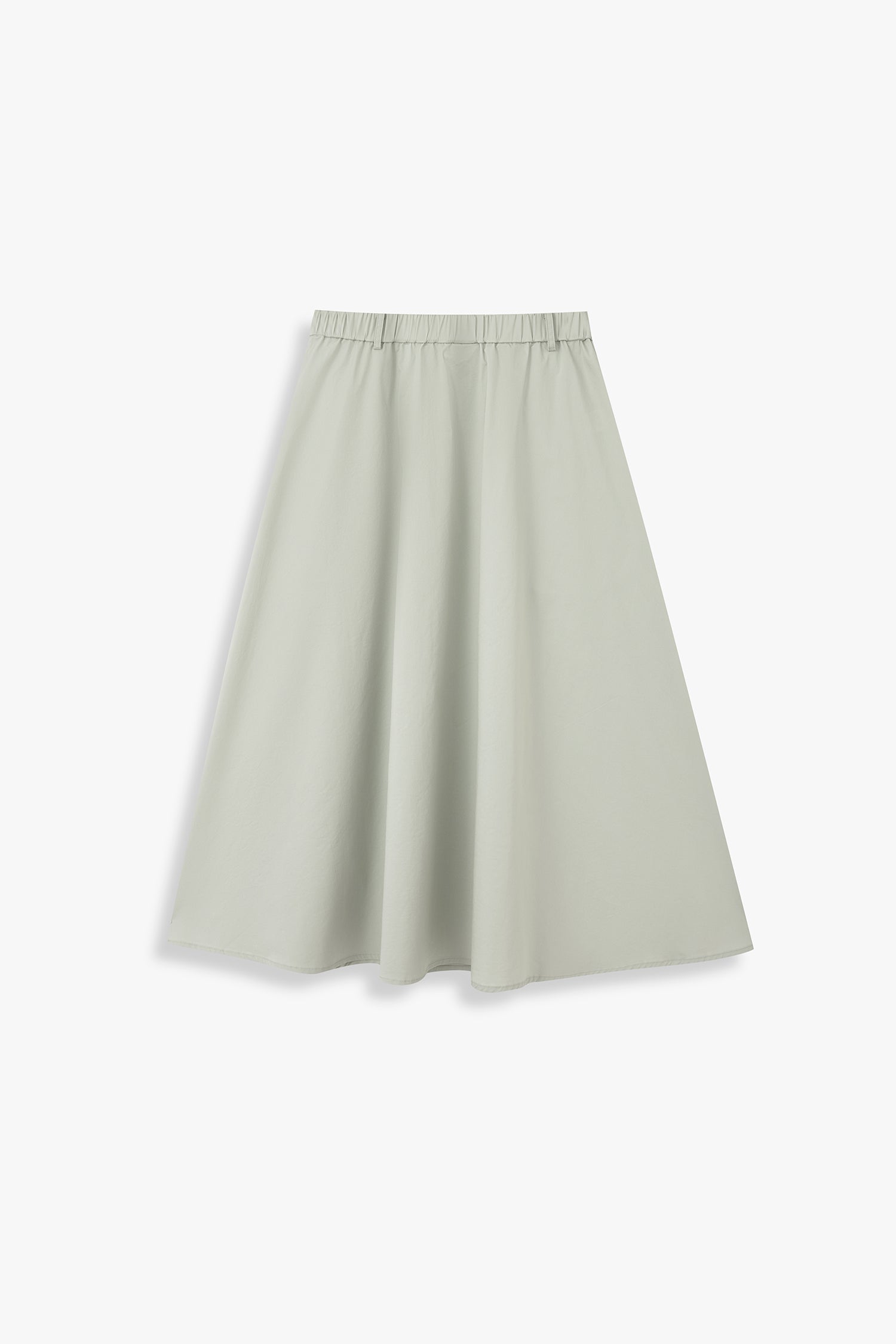 A-line Elasticated Waist Skirt With Belt