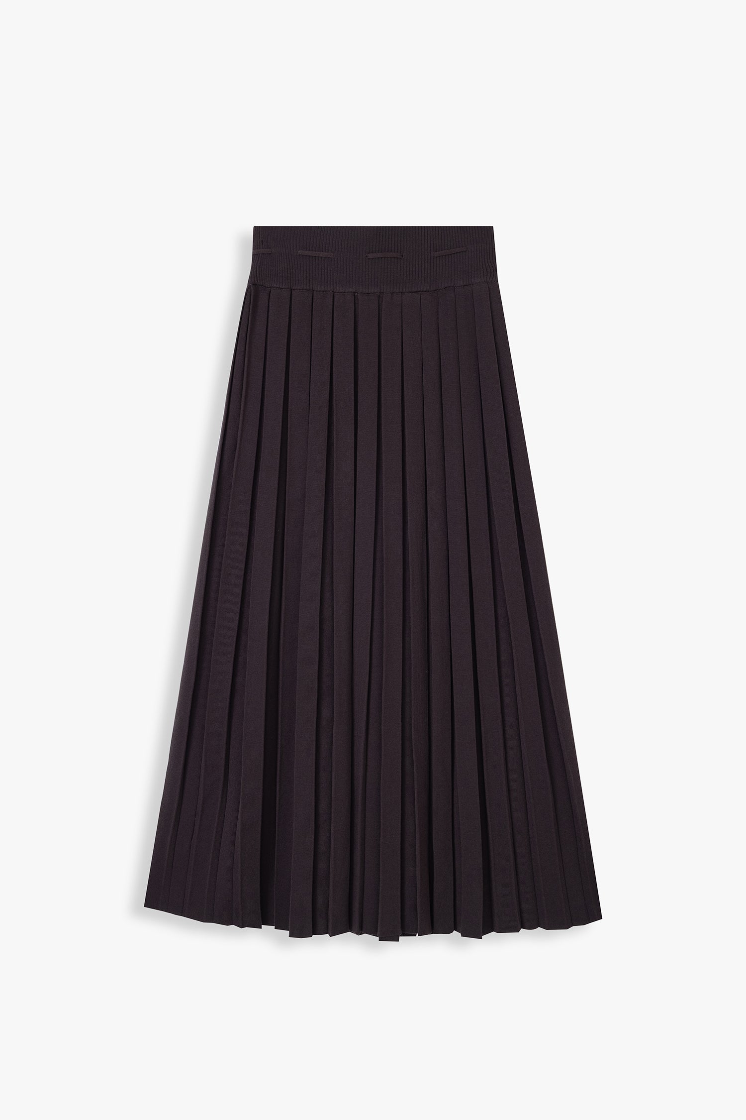 Pleated Midi Skirt