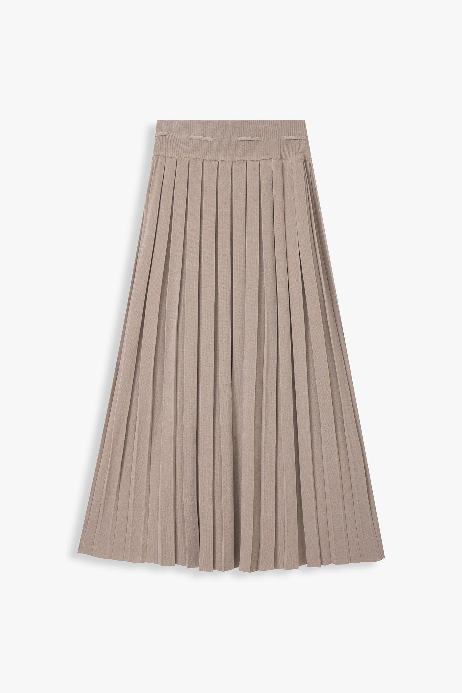 Pleated Midi Skirt