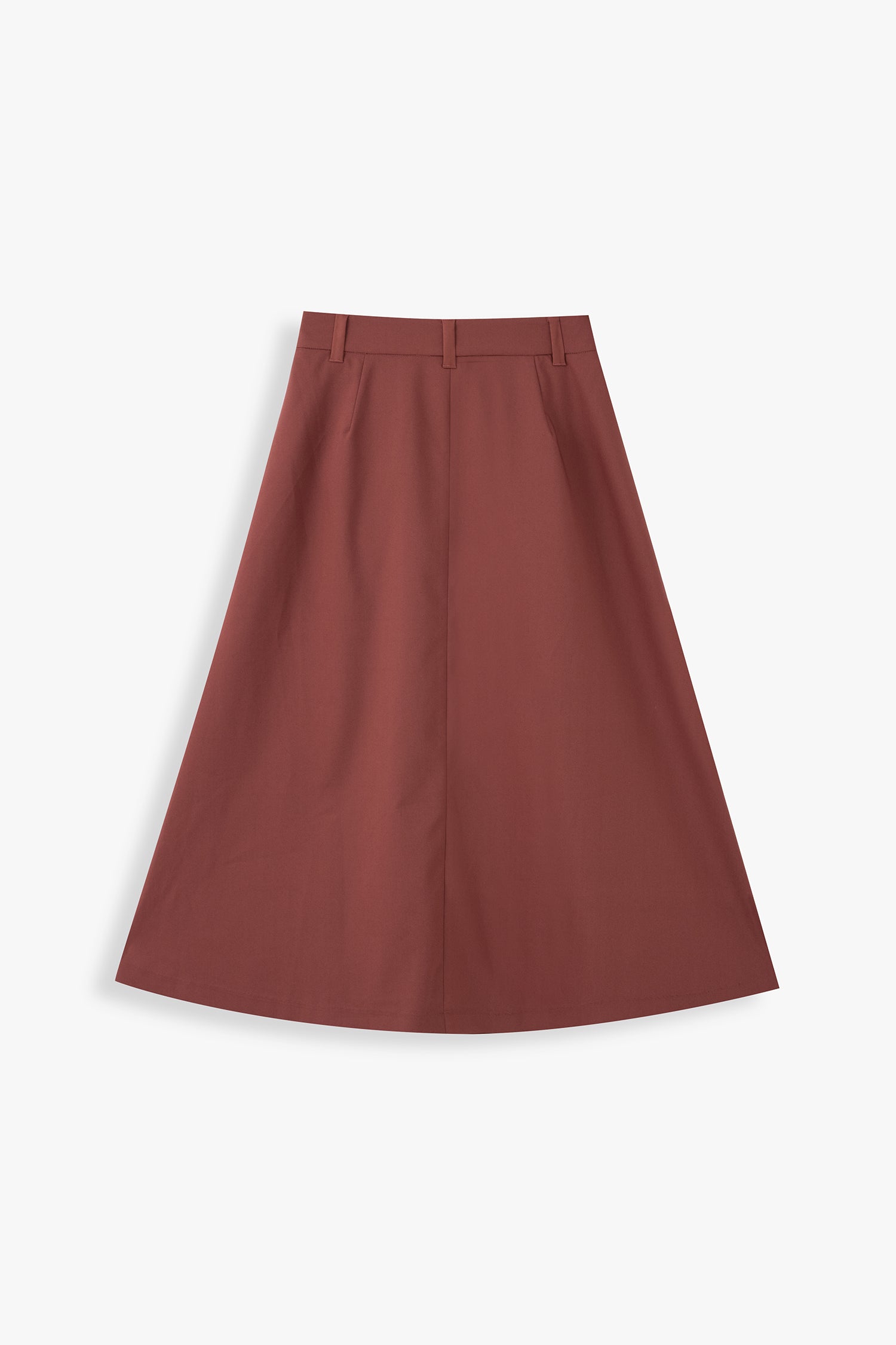 Elena A-Line Pleated Midi Skirt