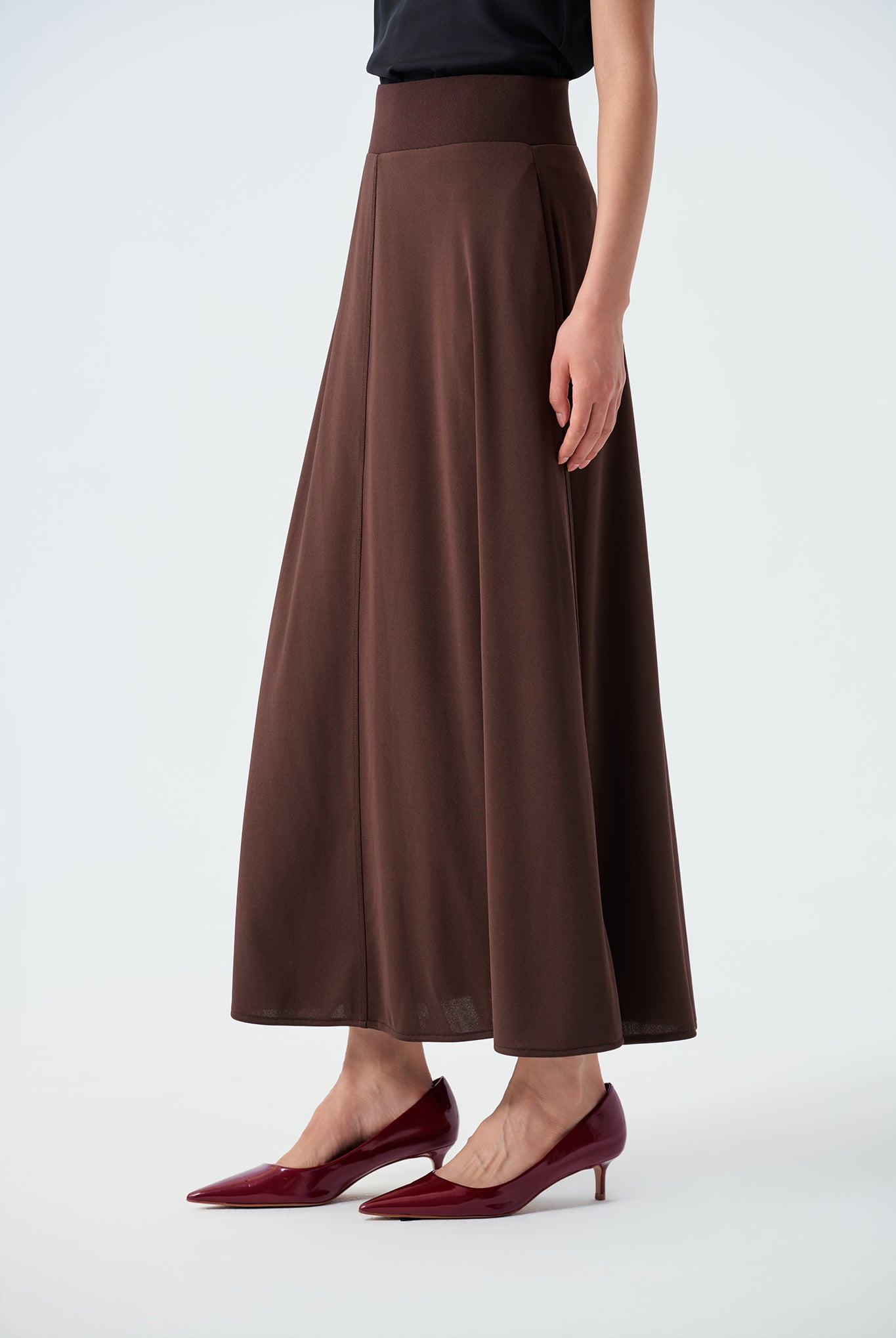 Monica A-line Midi Skirt