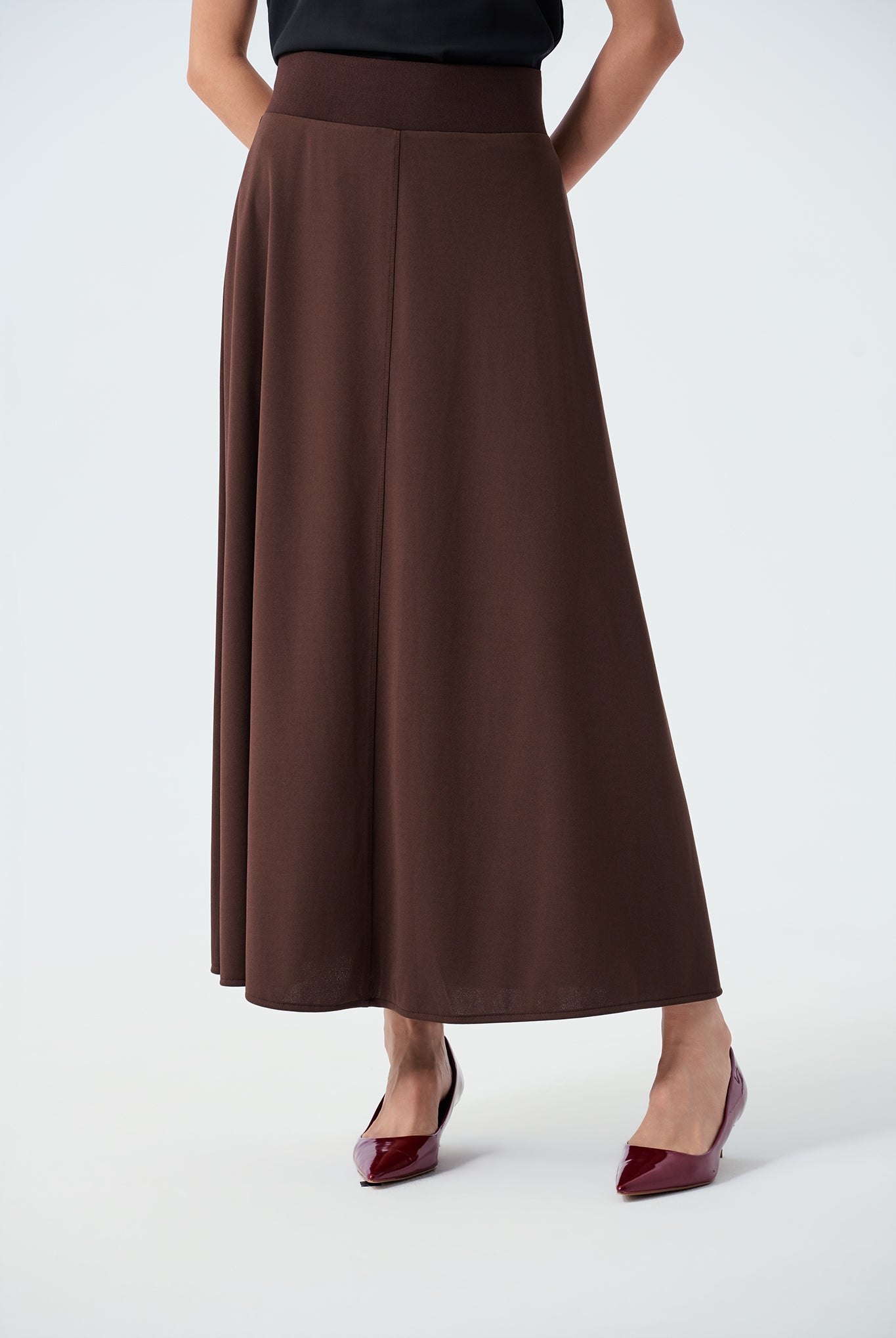 Monica A-line Midi Skirt