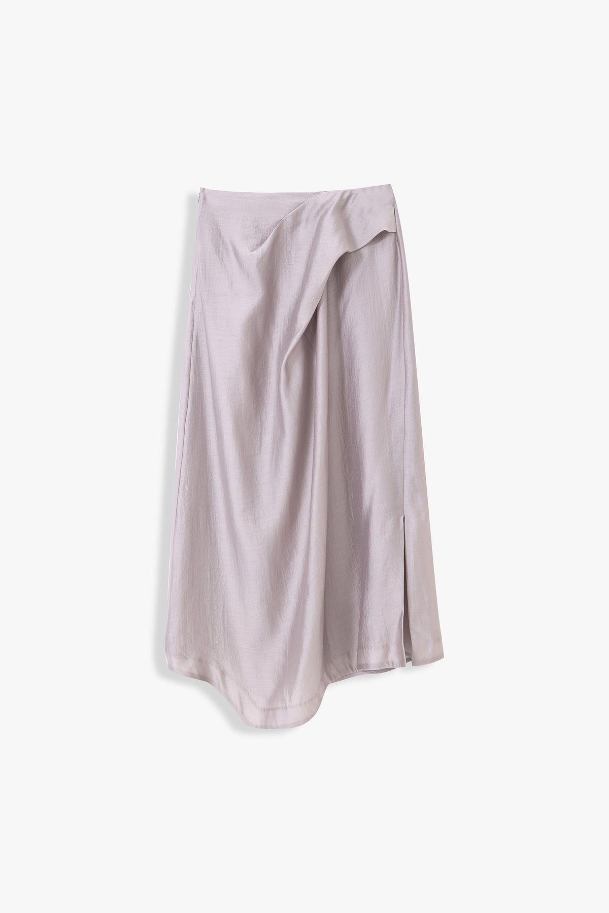 Elora Front Drape Asymmetric Skirt