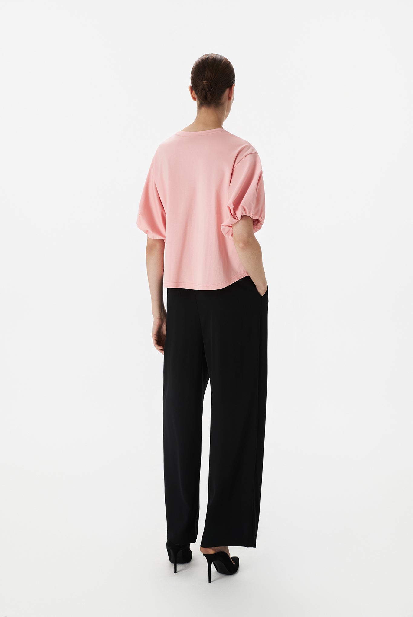 Balloon Sleeved Jersey Tee