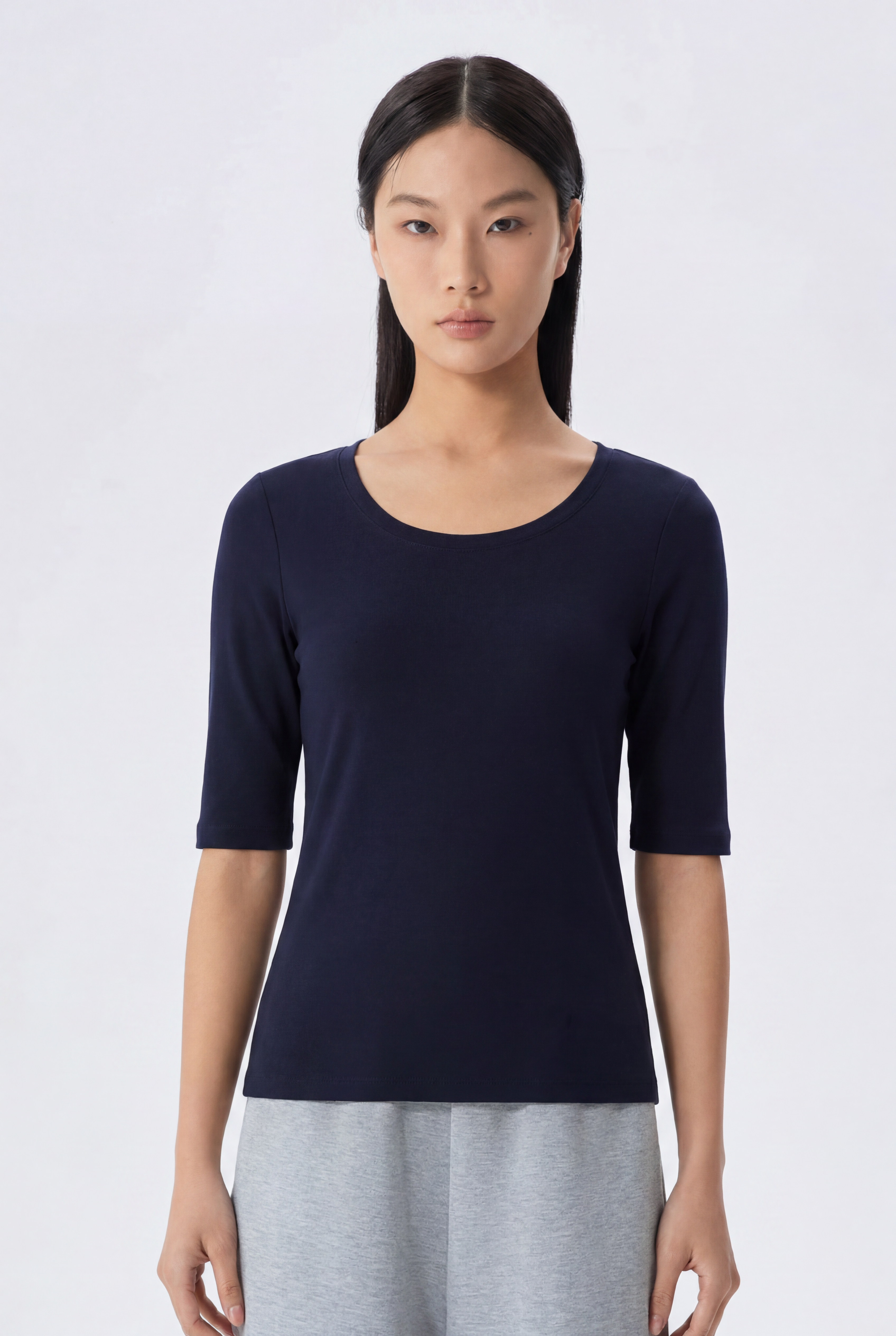 Hailey Fitted Modal Jersey Top