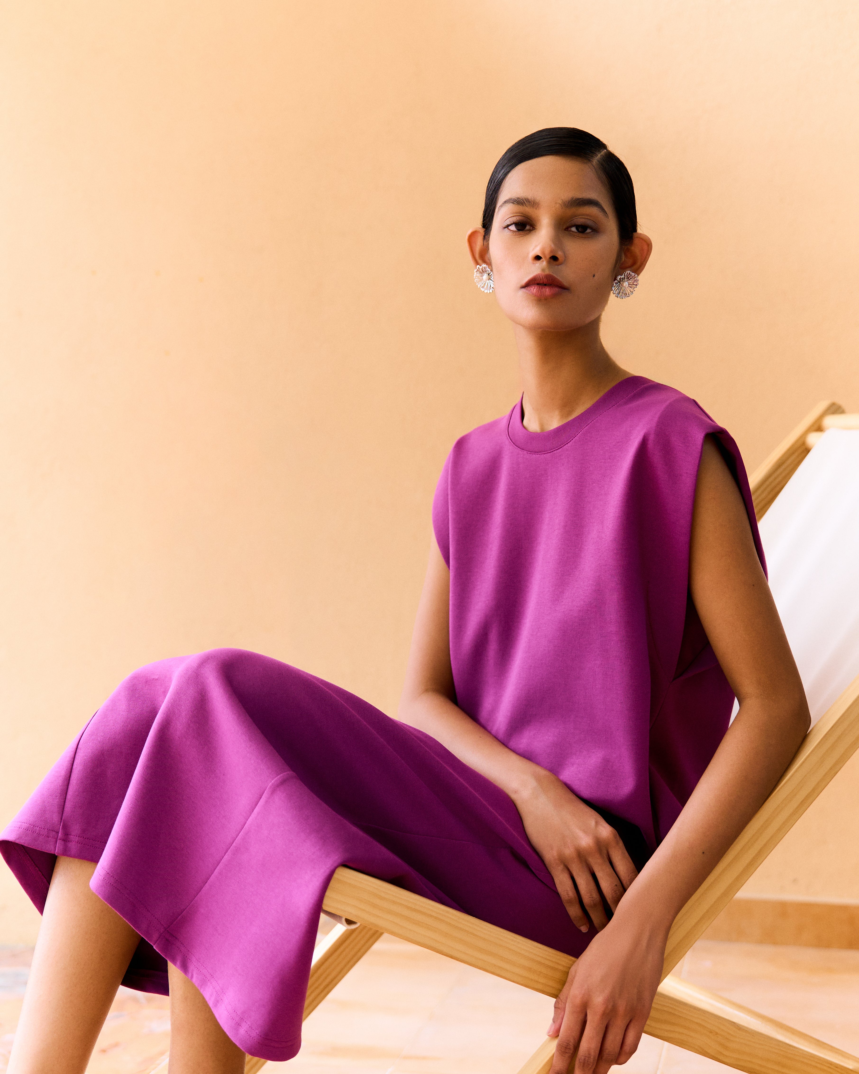 Sleeveless Jersey Dress