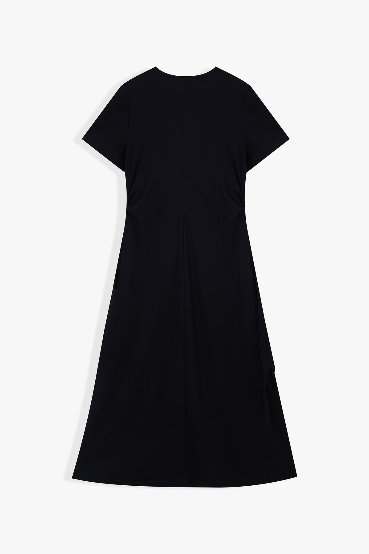 Julie Side-Ruched Jersey Dress