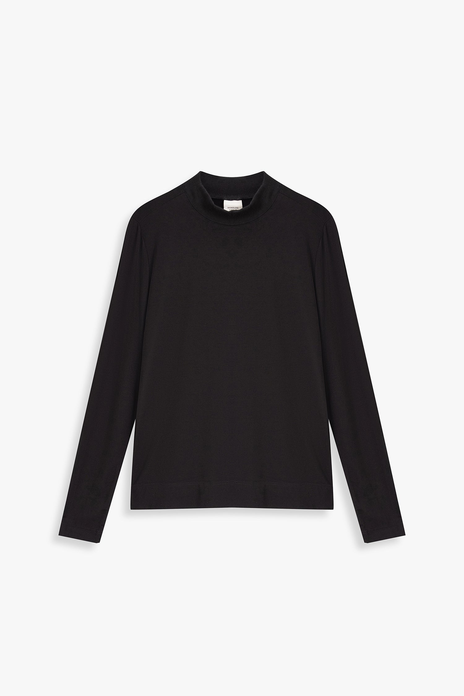 Mock Neck Long Sleeve Tee