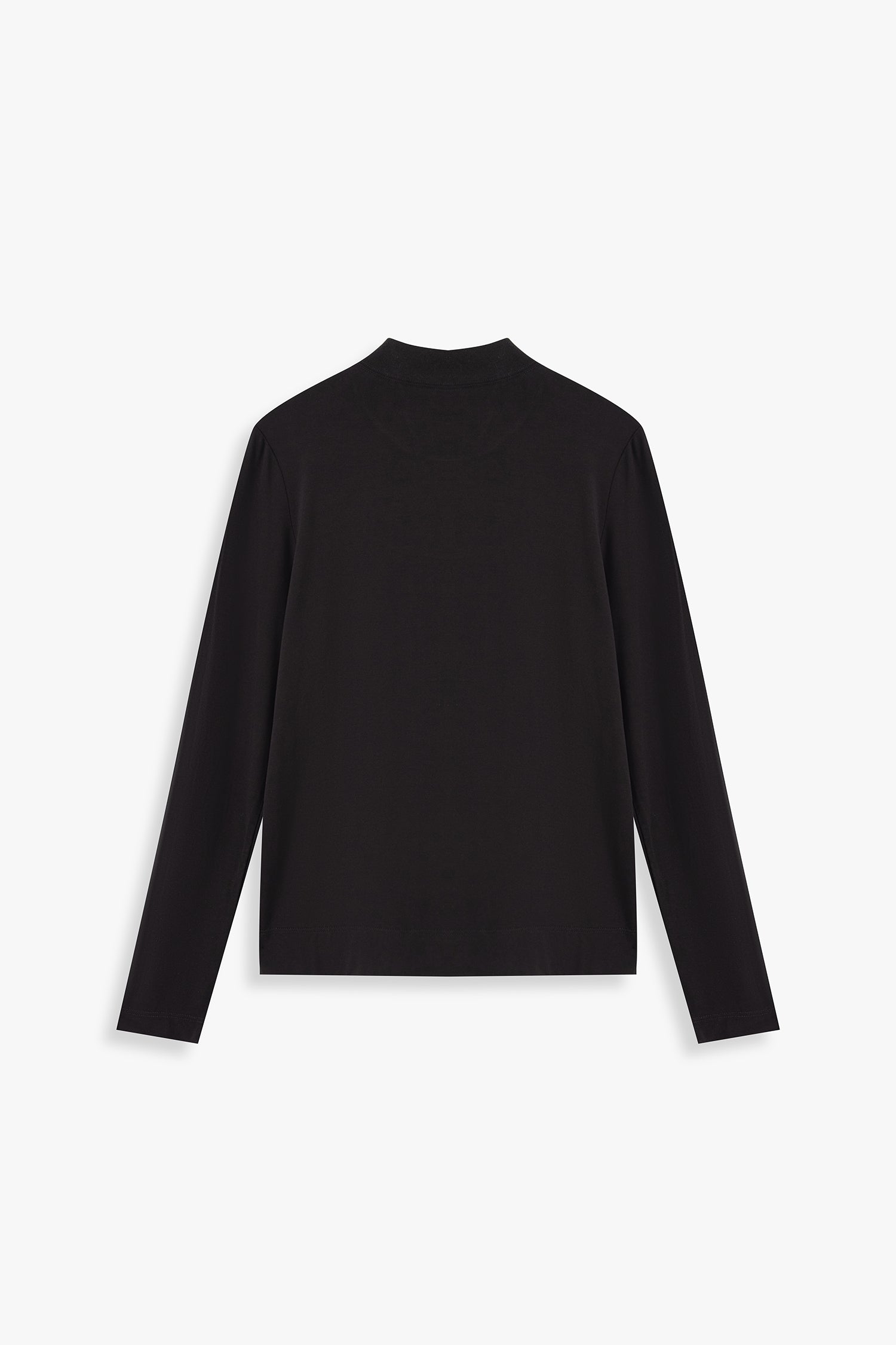 Mock Neck Long Sleeve Tee