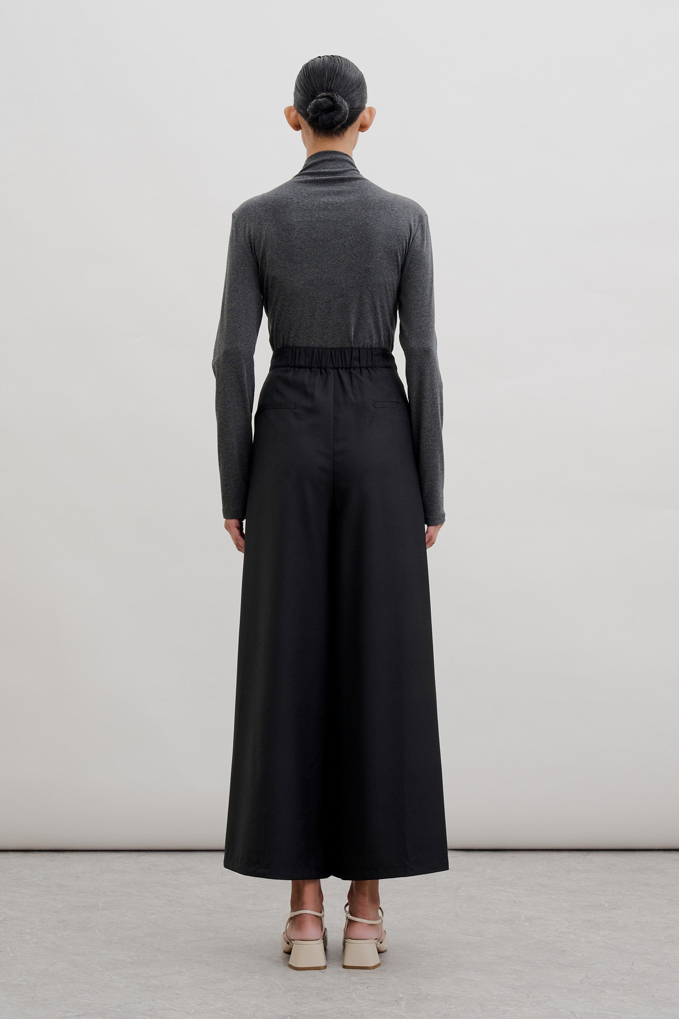 High-Neck Long Sleeve Top