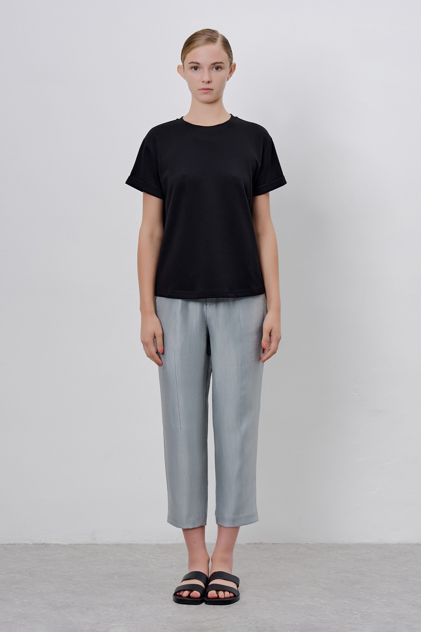 Jersey Crew Neck Tee