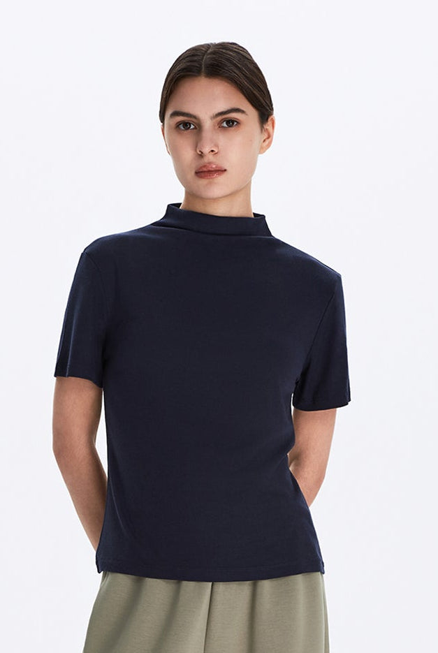 Mock Neck Top