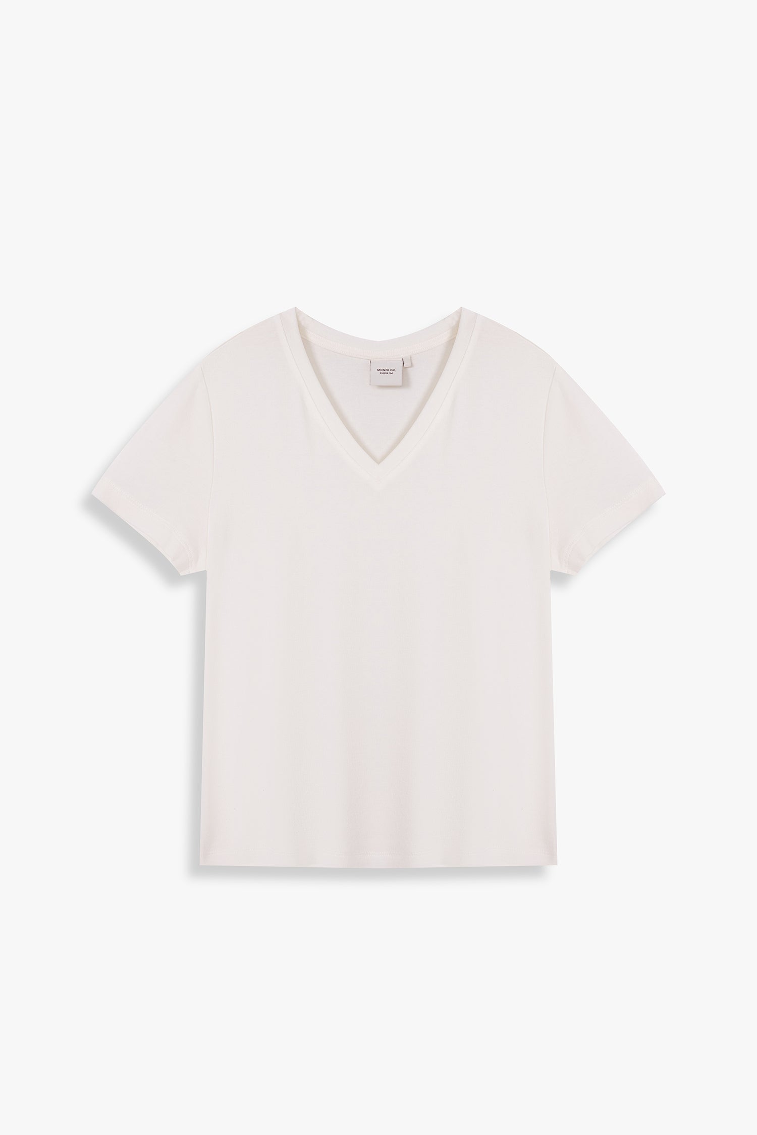 V Neck Tencel T-shirt