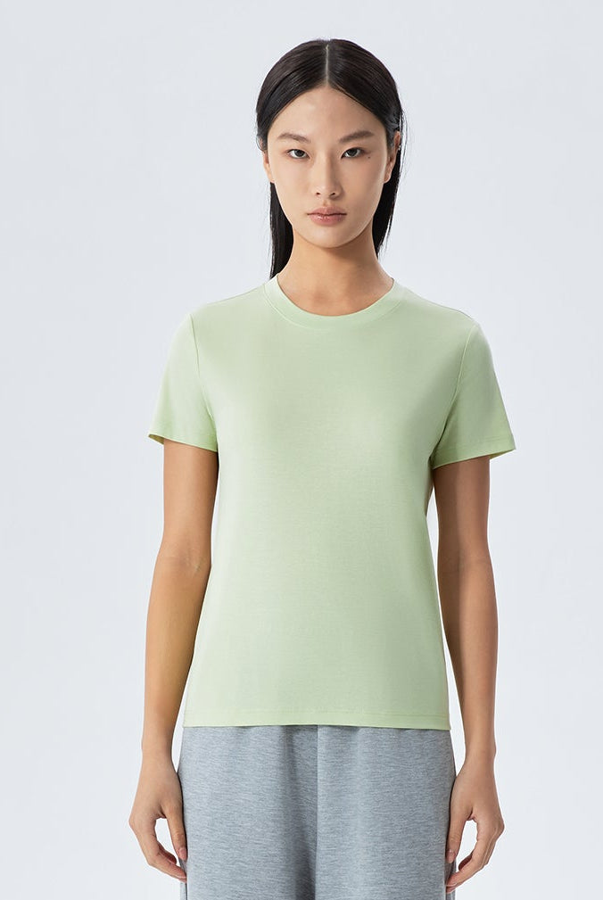 Nicol Pima Cotton Round Neck T-Shirt