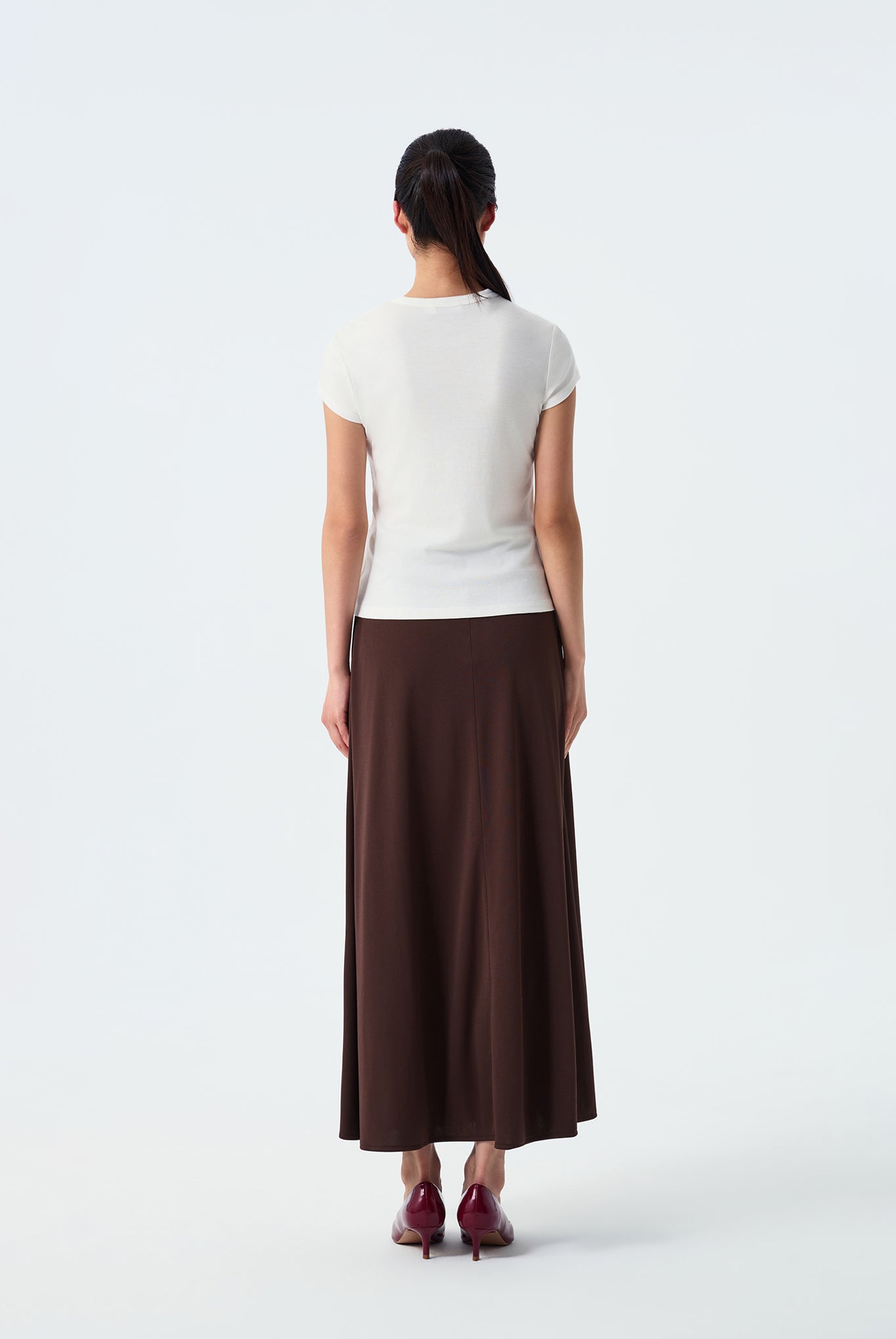 Nyla Lyocell Jersey Cap Sleeved Top