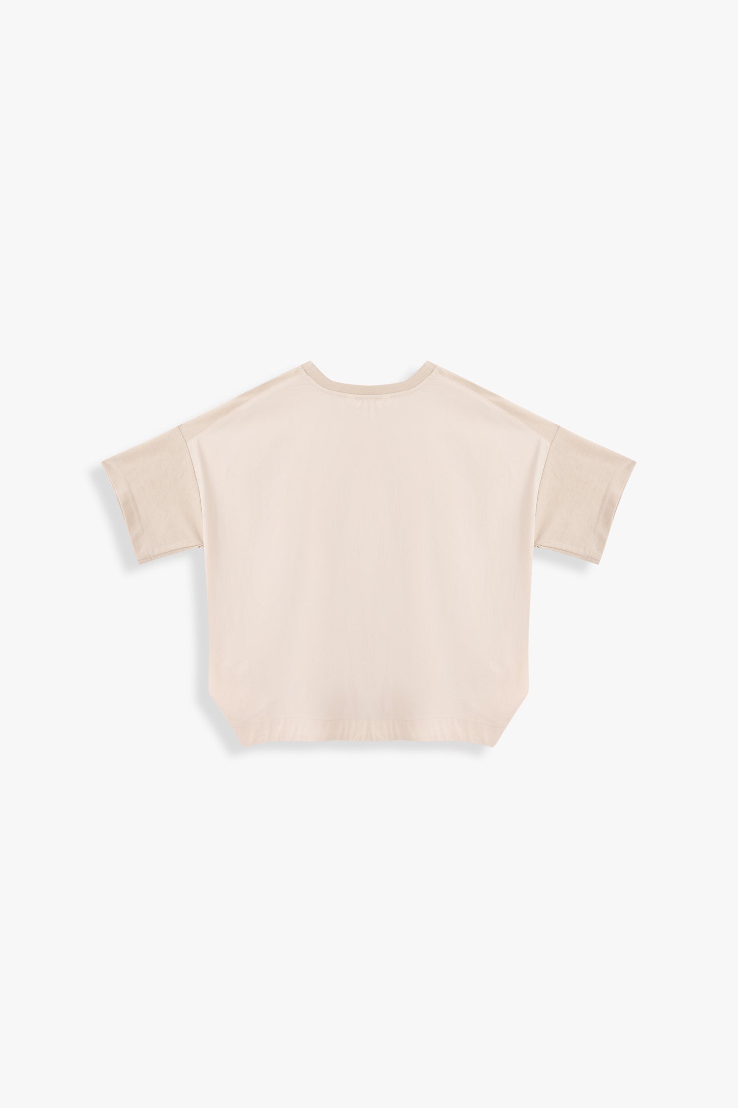 Ellen Contrast Panel Round Neck Tee