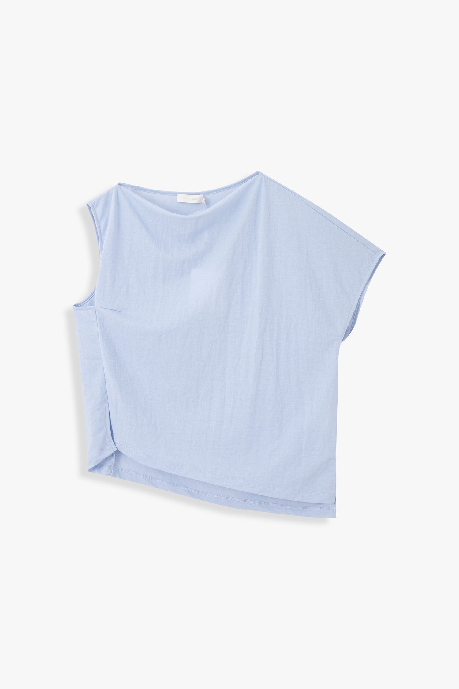 Micah Asymmetric Sleeve and Hem Top