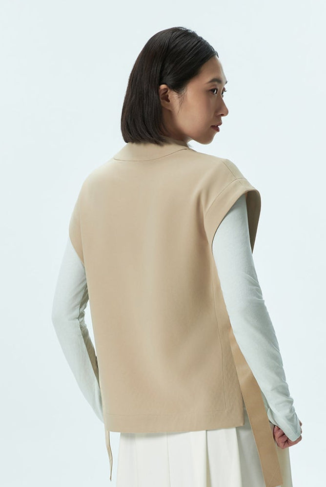Zip Front Cover-Up with Open Sides