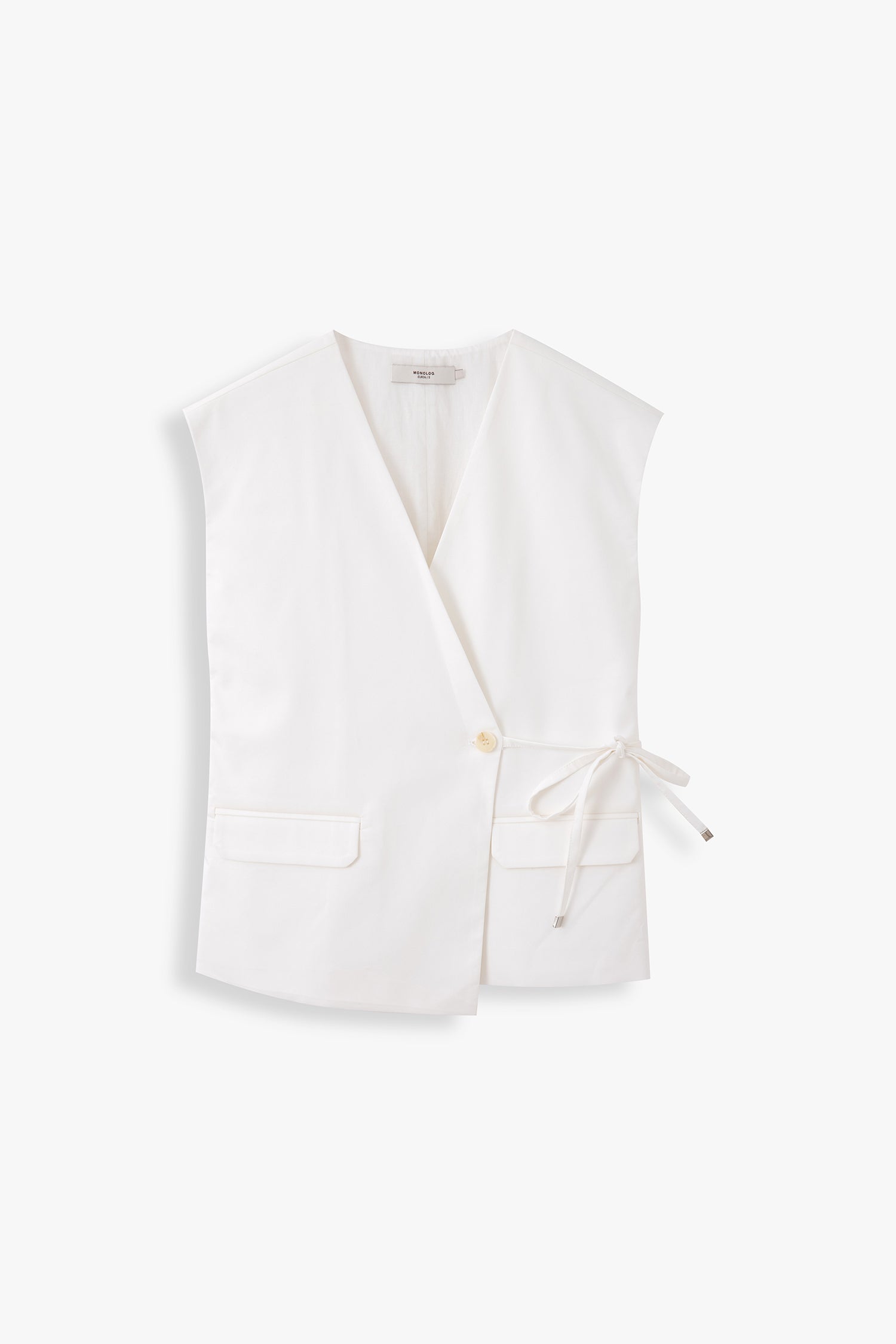Quinn Wrap Front Gilet Waistcoat